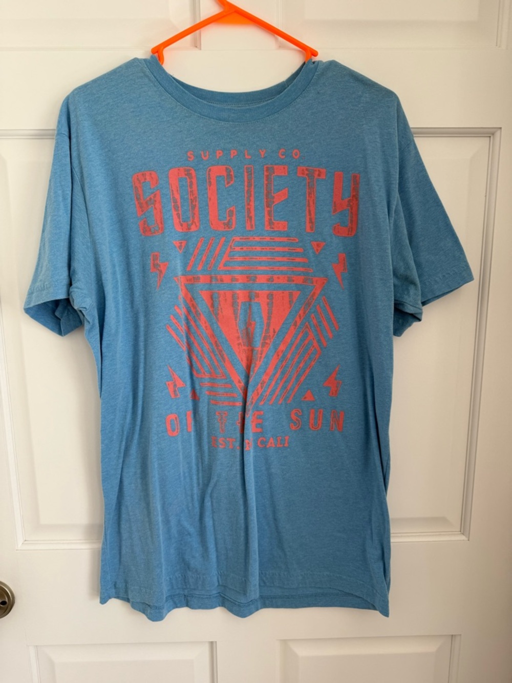 Blue Society short-sleeved tee shirt made for The Buckle